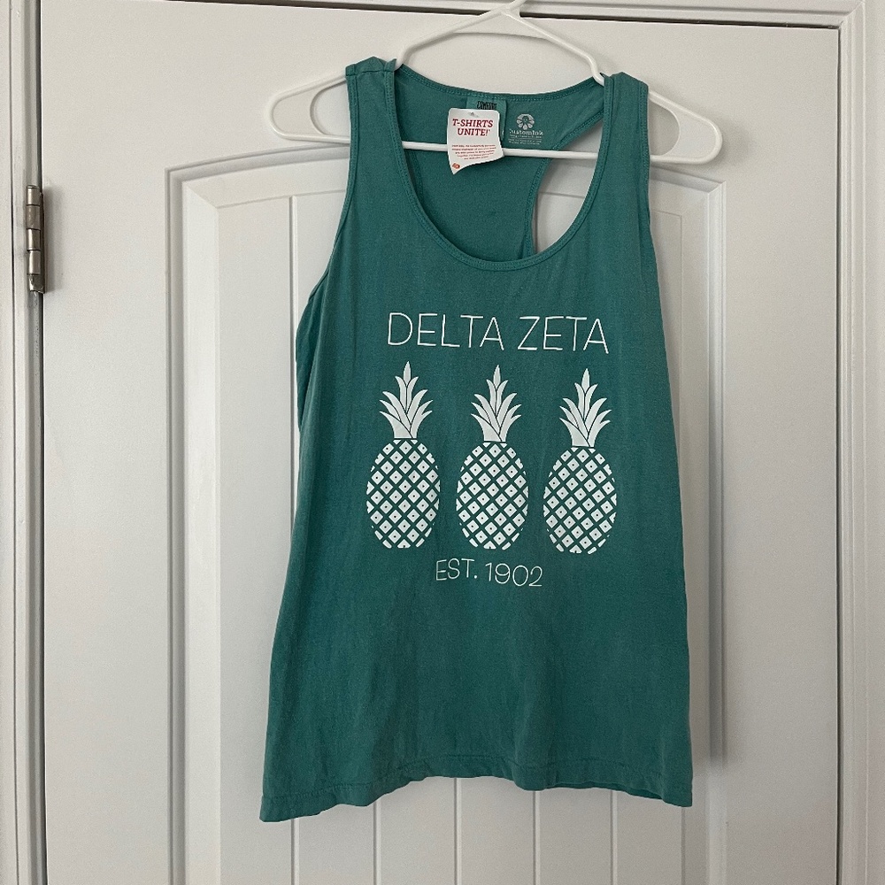 Delta Zeta Comfort Colors Tank